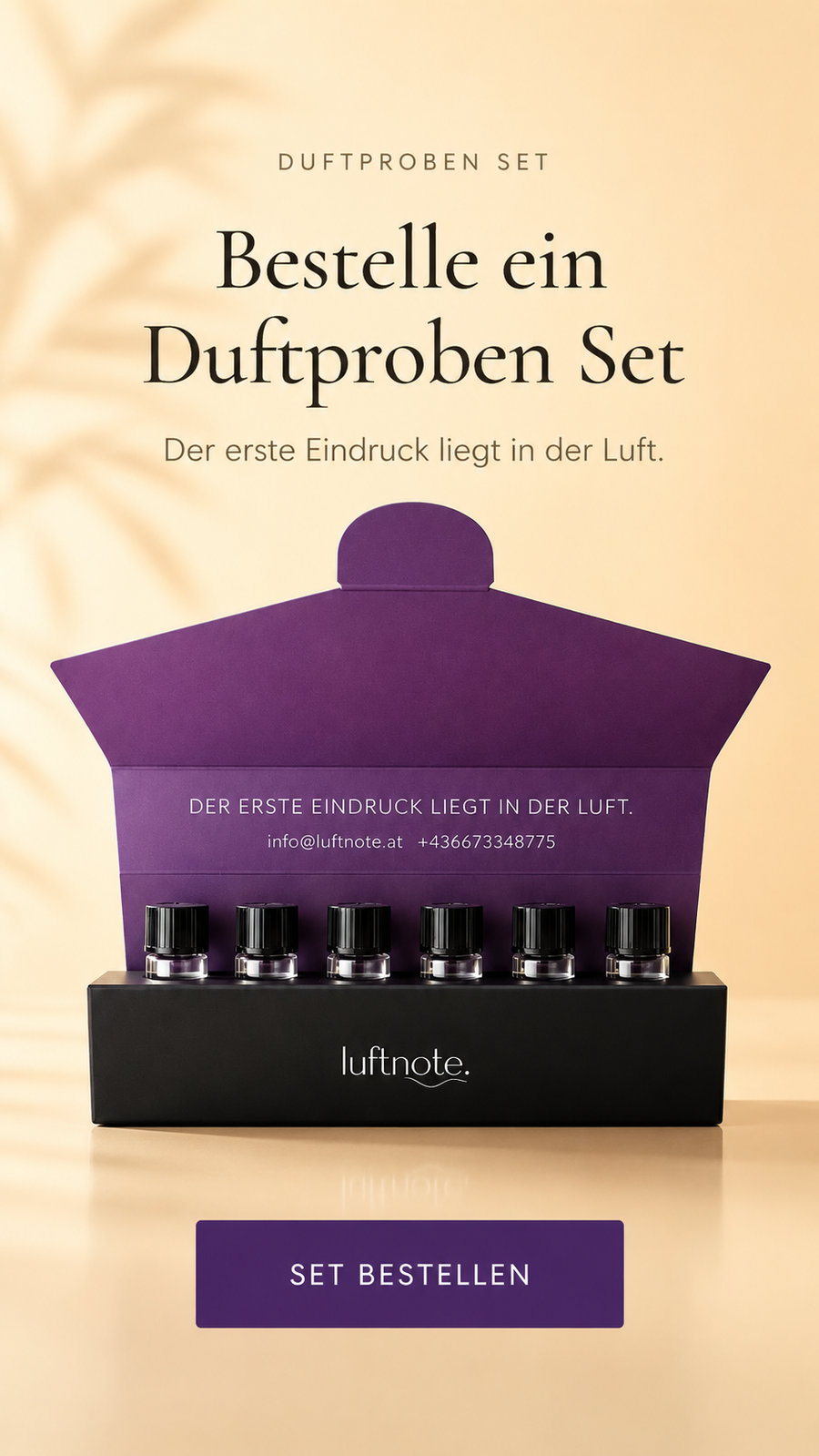 Bestelle dein Duftproben Set!